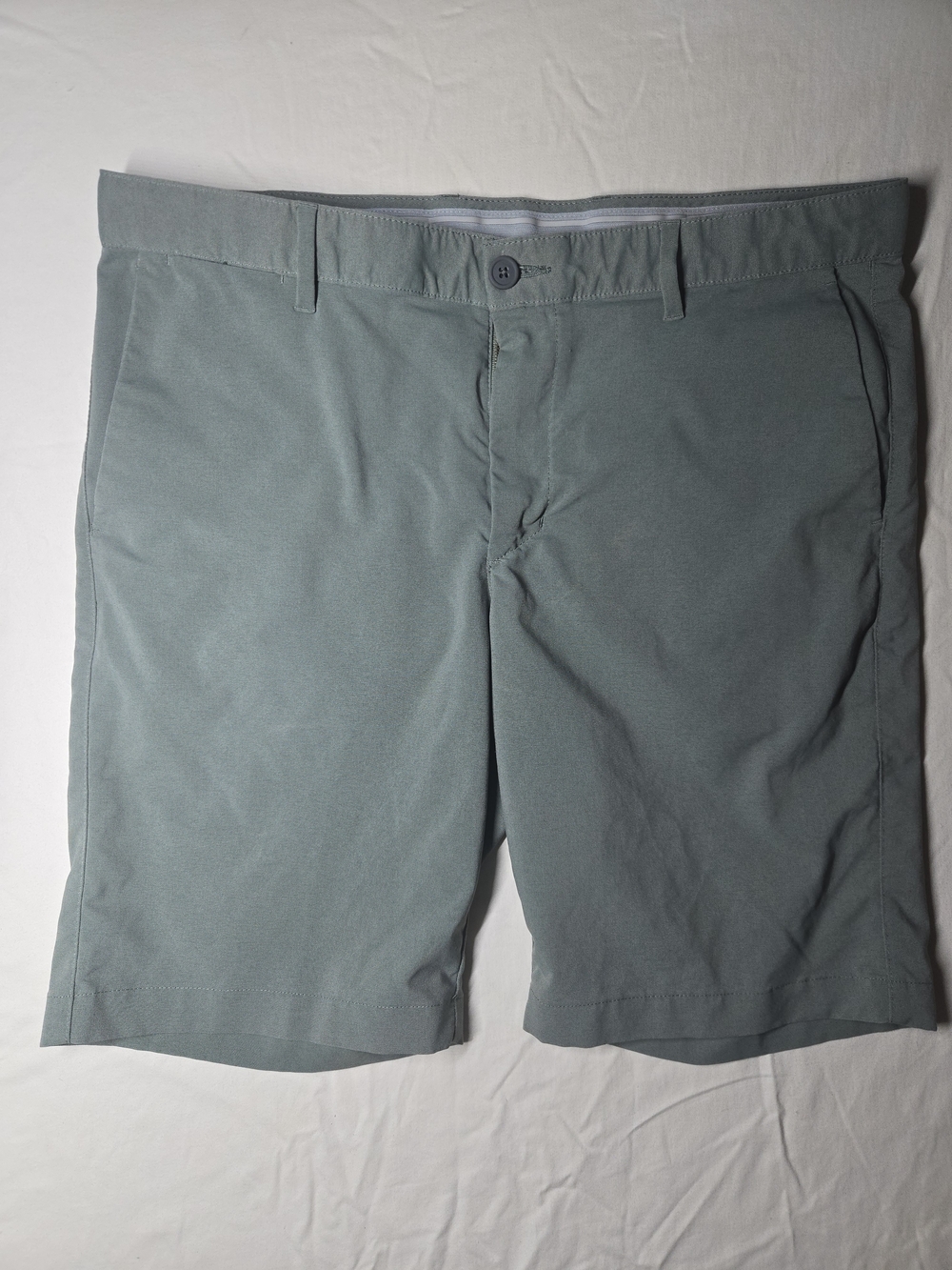 Tommy Bahama Slate Green Flat-Front Men's Shorts